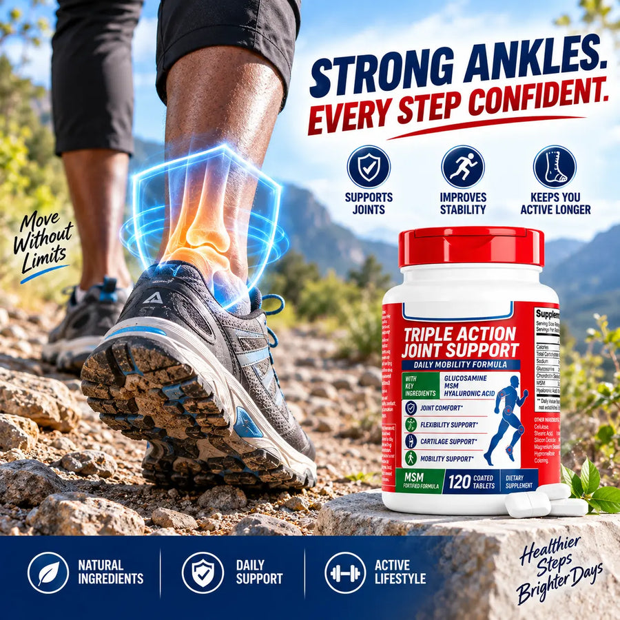 Eases Ankle Discomfort