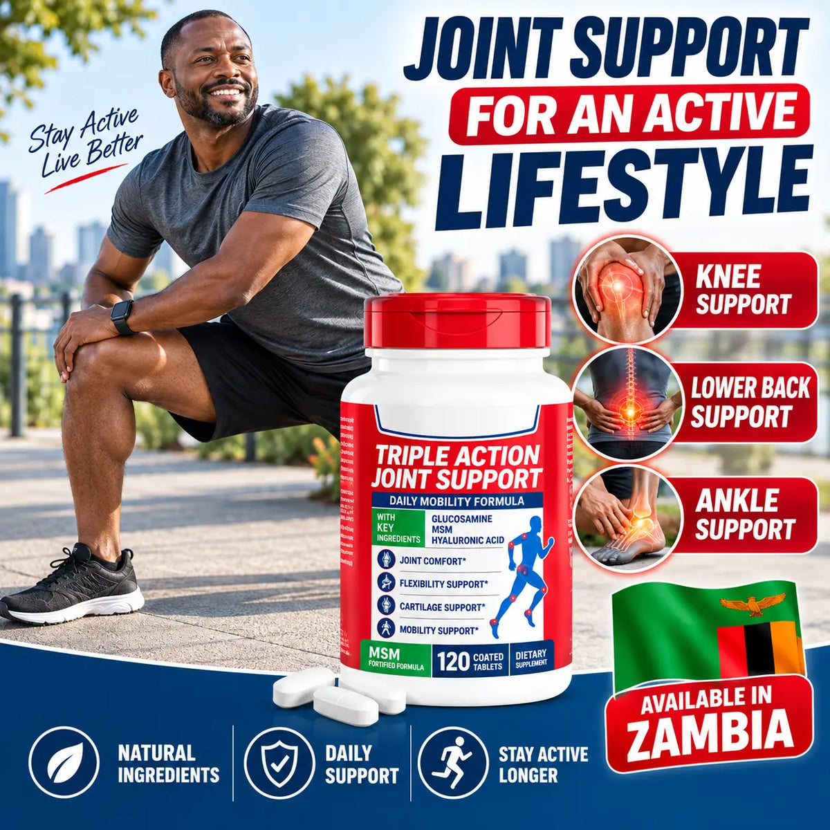 FlexJoint — joint support for an active lifestyle