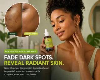 Fade dark spots, reveal radiant skin - Good Molecules Discoloration Correcting Serum