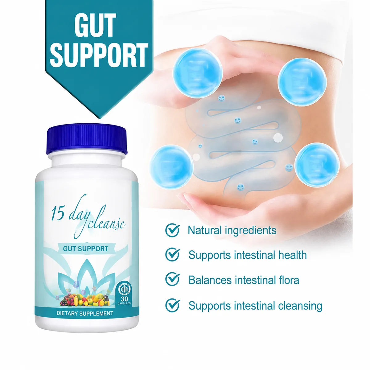 Puravia 15-Day Program — gut support